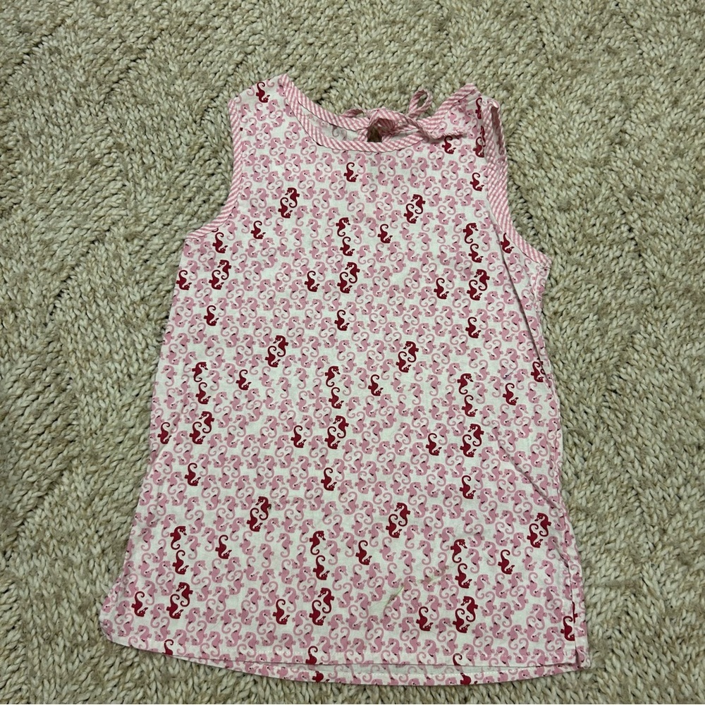 EUC Magic Balloon seahorse print cover up size 2t